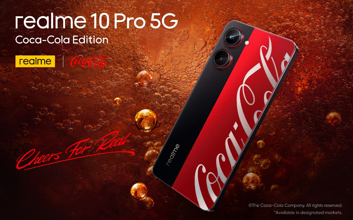 Realme unveils a Coca Cola edition of its Realme 10 Pro